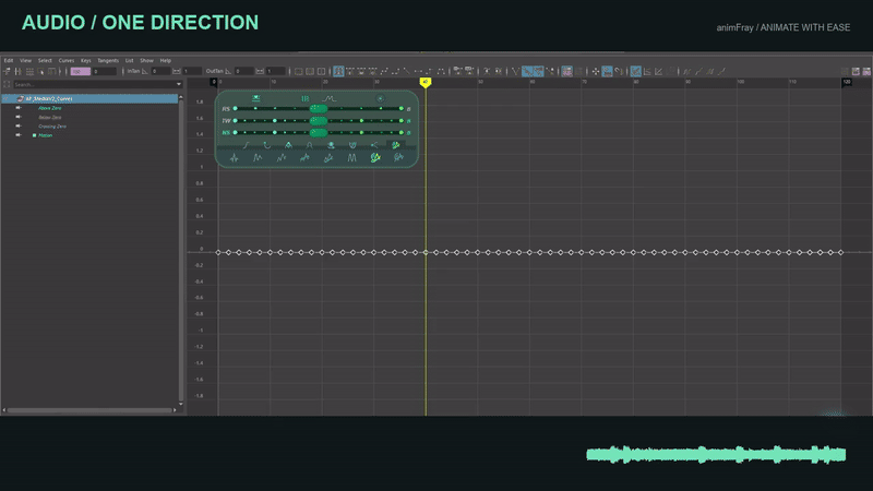 Timeline Audio demonstrated in Maya